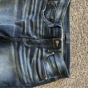 Buckle Black Stylish Blue Denim Jeans